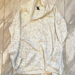 Funnel neck athletic top